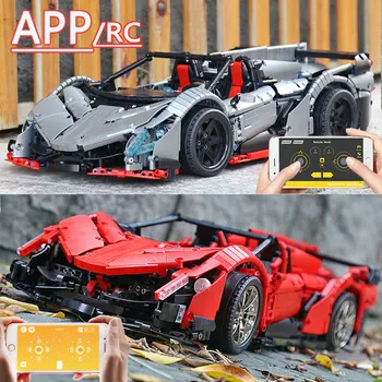 

20091 Tehnic Remote control car Toys MOC-10559 Lamborghinis Veneno Roadster Car Model Building Blocks Bricks Kid Christmas Gifts