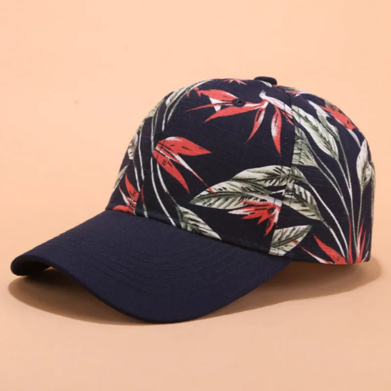 Модная Цветочная Кепка Snapback Женская Повседневная бейсбольная кепка с цветочным узором хип-хоп хлопковая шляпа для дальнобойщиков кости изогнутая женская шляпа