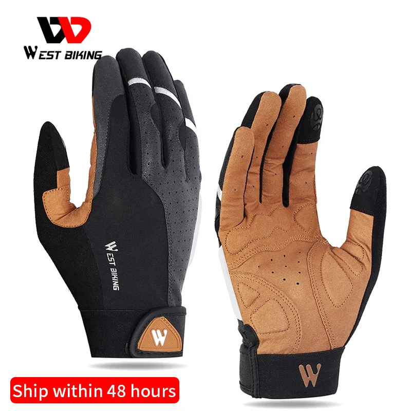 Cycling-Gloves Touch-Screen West-Biking MTB Road Gym Motorcycle Fitness Sports Women