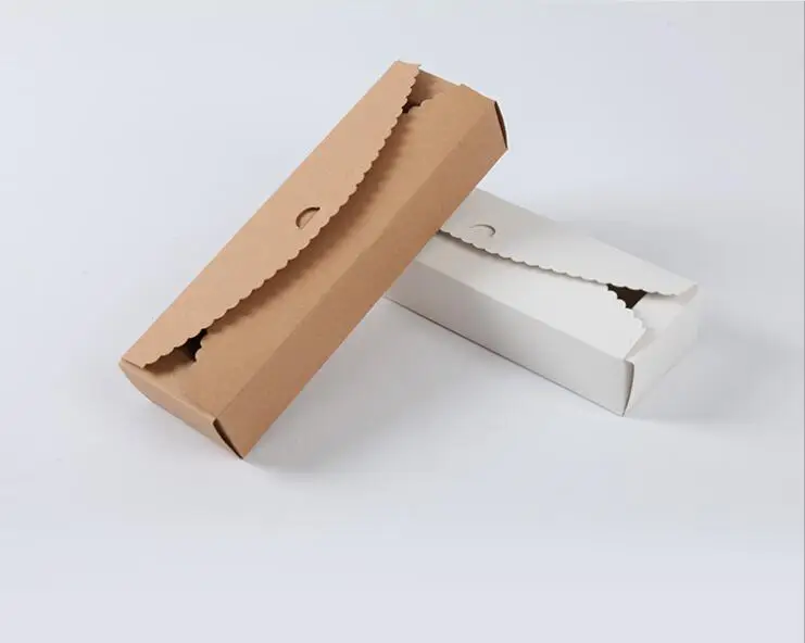 

30pcs/lot Kraft Gift Boxes Paper handmade candy /chocolate packing box blank storage DIY wedding cake boxes 23*7*4cm
