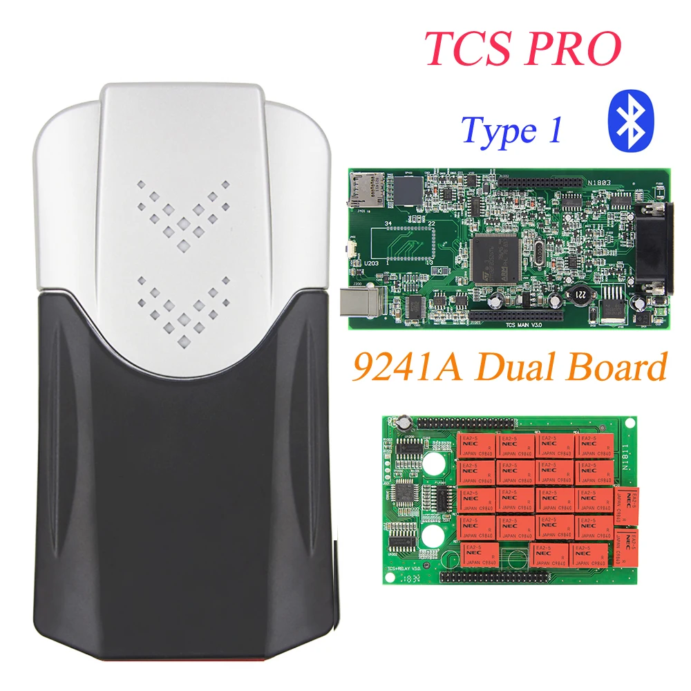 Multidiag Pro. R1 NEC V3.0 реле для BMW OBD2 Bluetooth сканер OBD 2 OBD2 автомобильный диагностический инструмент ODB2 tcs Pro Автомобильный Кабель - Цвет: TCS Dual Board