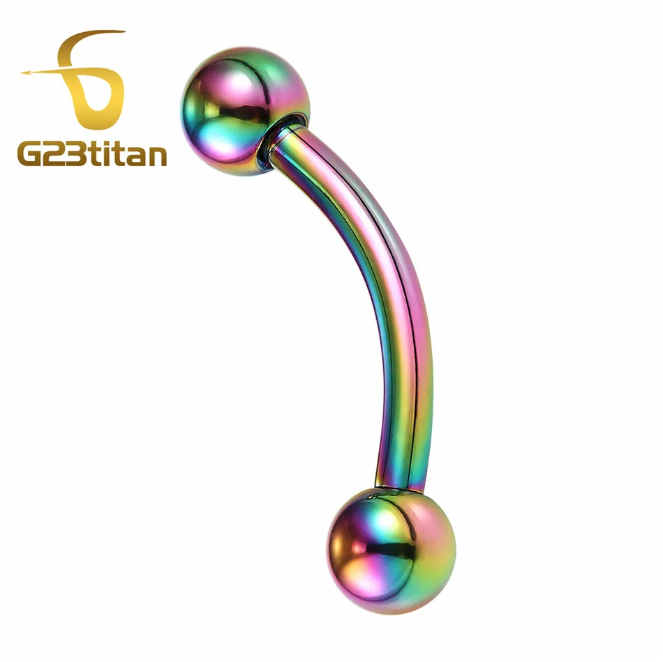 Bananabells 10 шт. в партии G23 титановые округлые микроштанги Bananabells губная серьга ювелирные украшения для пирсинга кольца оптом - Окраска металла: Bananabells