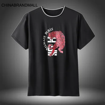 

Youth Superpang Men Leisure Short Sleeve T Shirt Plus Fat Plus Size Fat Loose Round Neck Ice Silk T Shirt Summer Dress Half