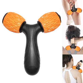 

Muscle Massage Roller Y Shape Roller Stick Body Massage Yoga Muscle Massager for Relieve Muscle Soreness Body Shaping Slimming
