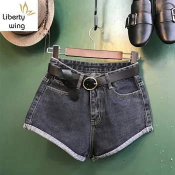 

Summer Hot Sexy Super Short Jeans Women High Waist Casual Streetwear Denim Pants Korean Female Slim Fit Beach Shorts Trousers