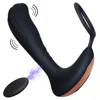 New Remote Control Prostate Massager USB Charging with Cock Ring Butt Plug Anal Vibrator Sex Toys for Men Anal Prostata 1