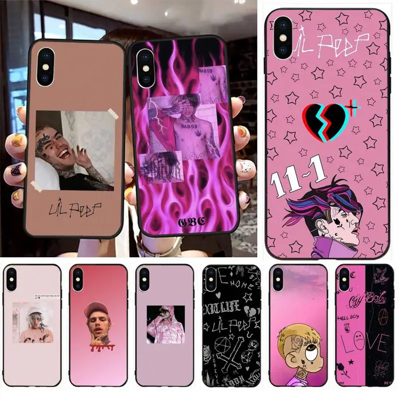 Lil peep чехол для телефона iphone 12 Mini SE 2020 5 5S 6 6S Plus 7 8 X XR XS 11 Pro Max Fundas Coque cover | Мобильные