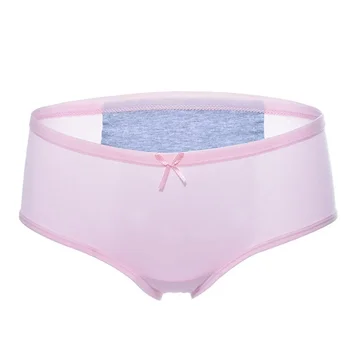 

M-XXXL Women's Briefs Solid Color Menstrual Period Ladies Seamless Physiological Leakproof Underwear New