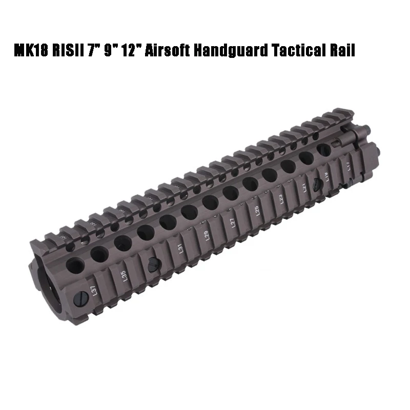 Bluetooth MK18 RISII 7 &quot9&quot 12 &quotстрайкбольный ручной страйкбол тактический рельс черный