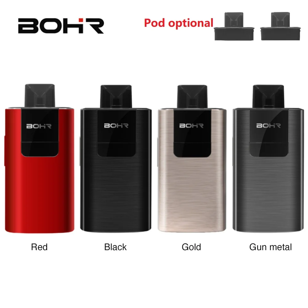 

NEW Heavengifts BOHR Flask Intelligent Vape Pod Kit 1150mAh Battery & 2ml Pod & 1.2ohm /0.4ohm Coil E-cig Kit Vs Pal 2 Pro/ Kubi