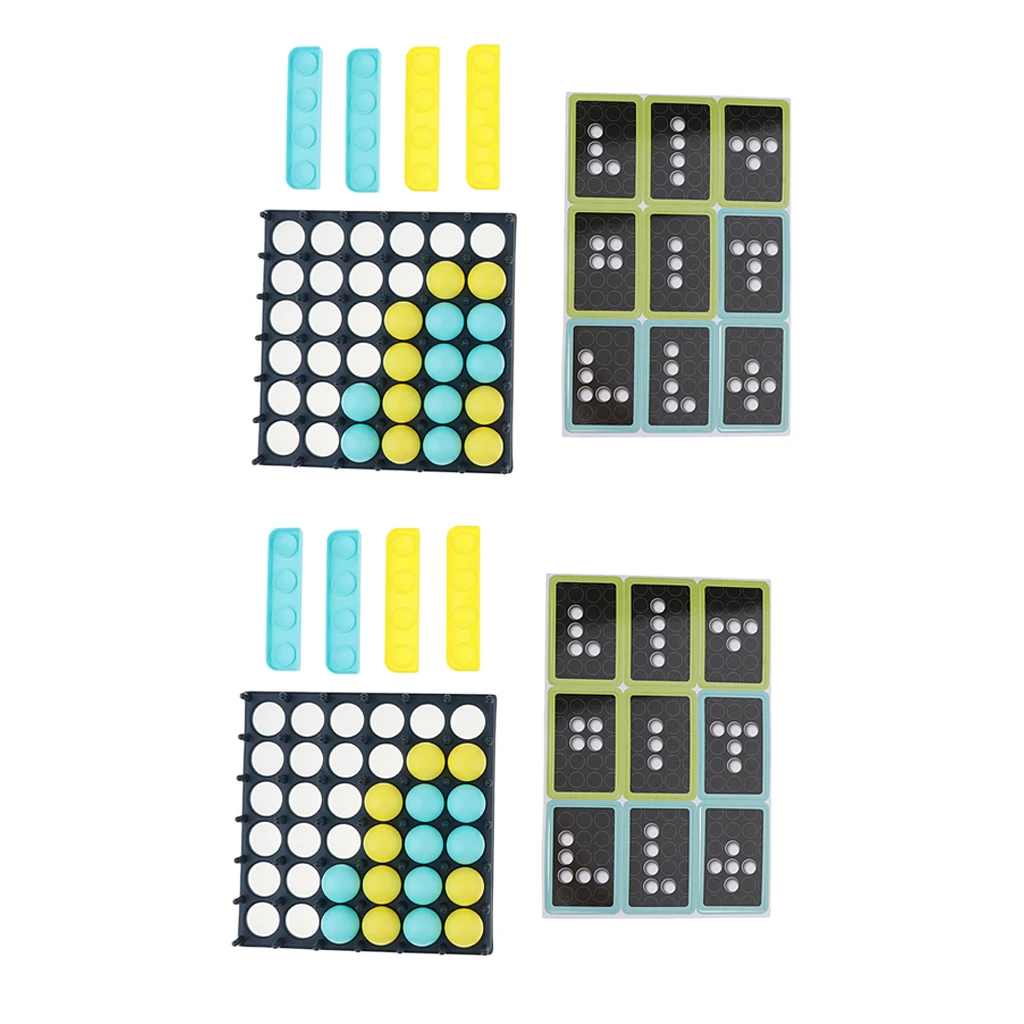 2 X Bounce Off Rock N Rollz Skill Coordination Board Game Party Toy For Kids