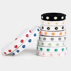 1pair Little Daisies Shoelaces Cartoon Fashion Printing Flat Shoe laces High-top Canvas Sneakers Shoelace AF1 Sports Laces Shoes