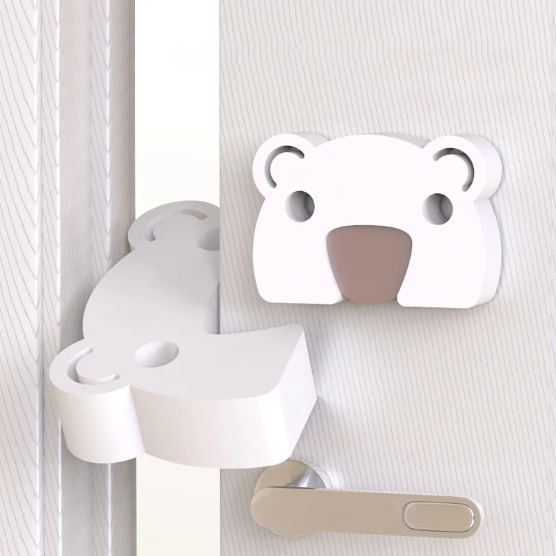 Rubber door stop Door Stopper Baby Safety Cartoon Animal Thick Door Block Anti-Pinch Hand Kids Children Finger Protect White Eva Stoppers