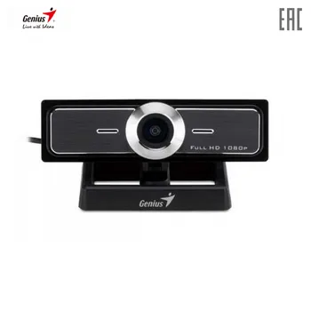 

Webcams Genius 32200213101 Office Electronics video projector conferencing webcam web camera usb WideCam F100 FHD 1080P/UWA 120°