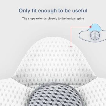 

Sleep Cushion Pregnancy Adjustable Height Soft Home Pain Relief Waist Pad Lumbar Support Pillow Triangle Lying Bedding 3D Mesh