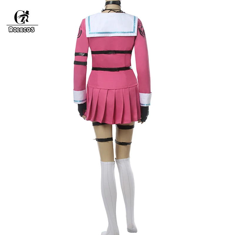 ROLECOS аниме Danganronpa V3 Killing Harmony Iruma Miu Rabbit Косплей косплей костюм женская школьная