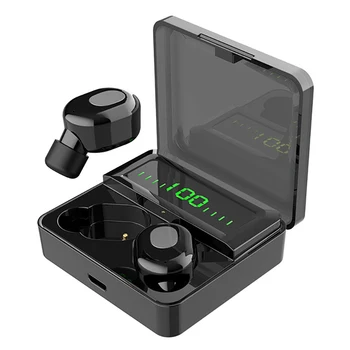 

Tws 5.0 Bluetooth Headset with Digital Display Ultra-Thin On-Ear Sports Wireless Headset