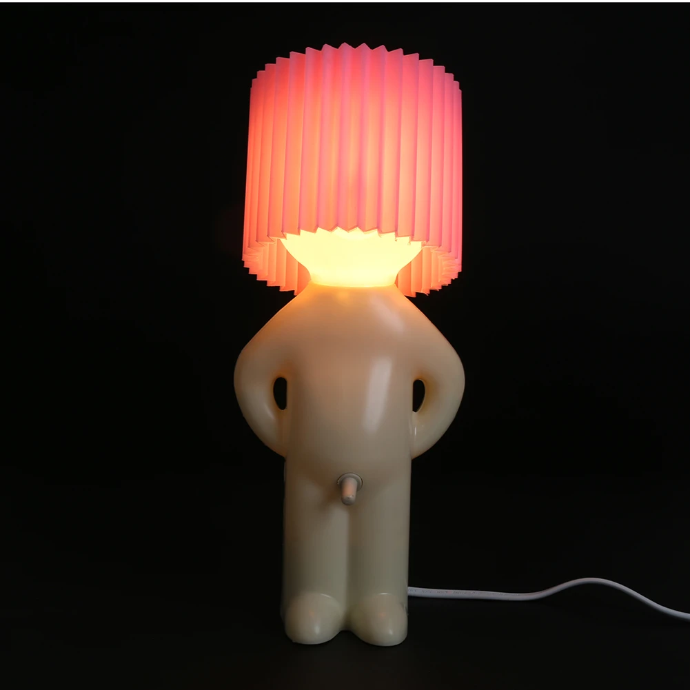 Naughty Boy Mr P A Little Shy Man Creative Lamp Night Lights Bedroom Table Lamp For Home Decoration Couple Nice Gift Party Favor Figurines Miniatures Aliexpress
