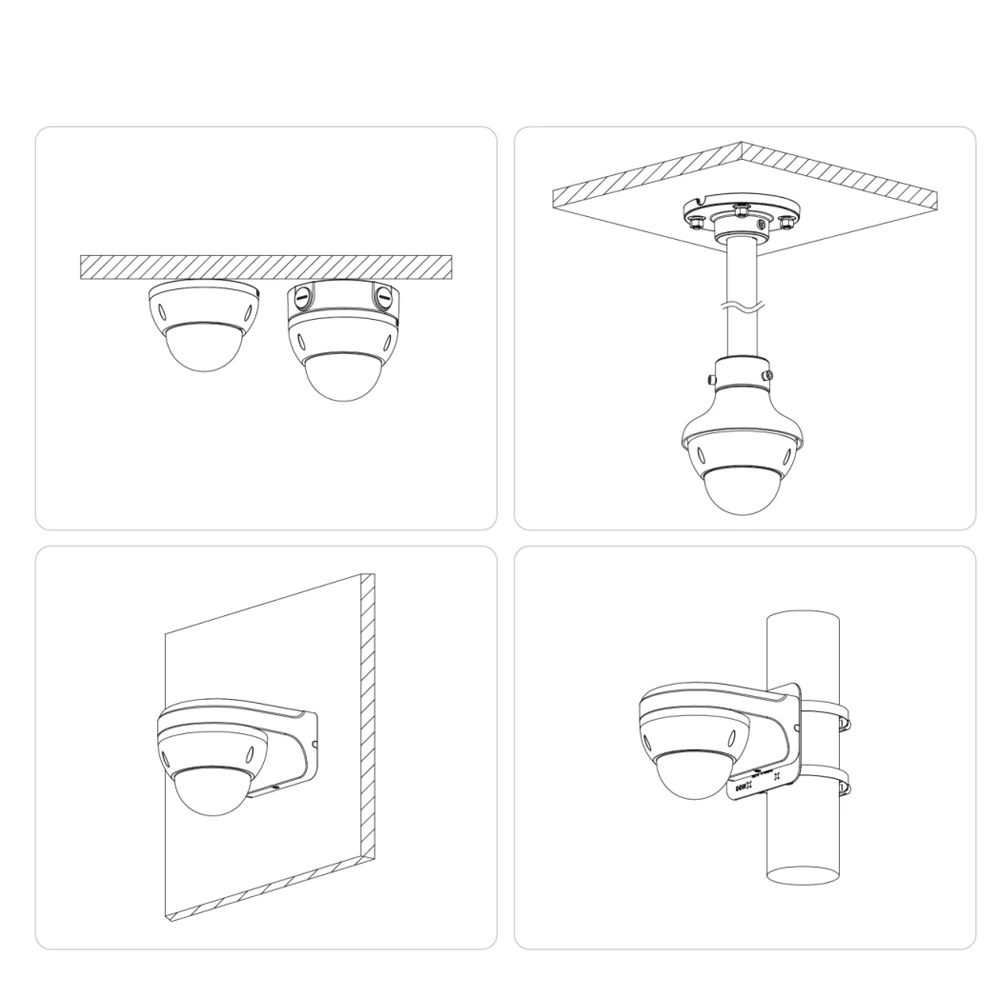 Slot para Cartão H.265 + 30 Luz das Estrelas Dahua Original k Poe sd m ir Ivs Onvif Ip67 Mini Dome Rede ip Câmera Ipc-hdbw2831e-s-s2 8mp 4 6 Dahua original IPC HDBW2831E S S2 8mp