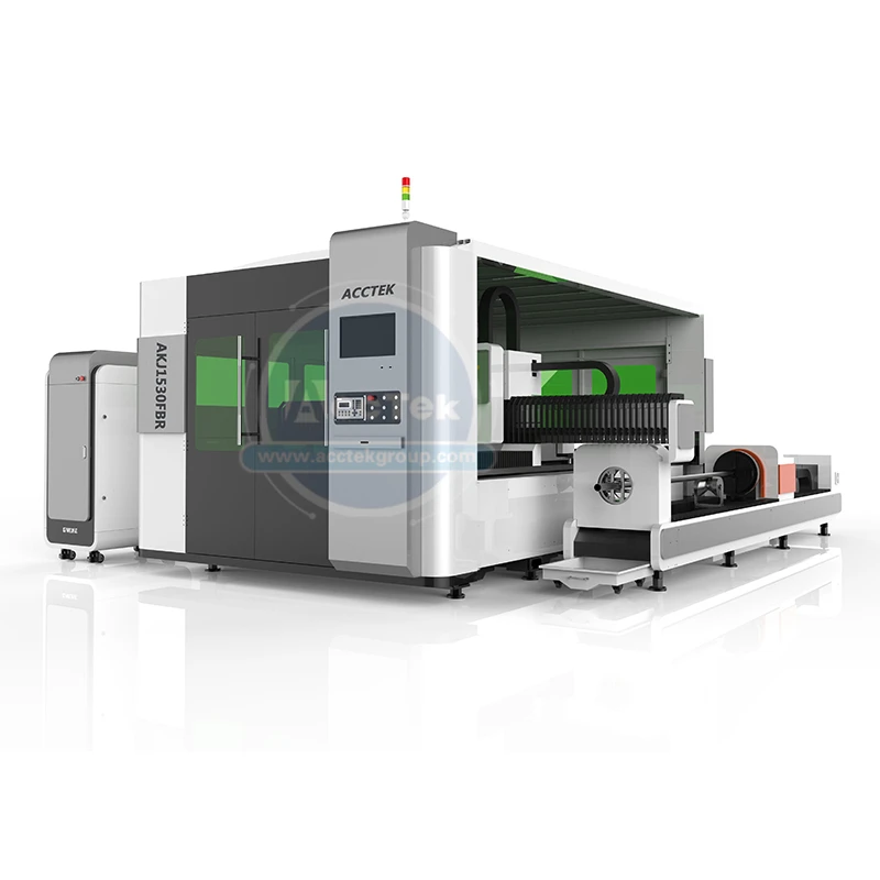 

High quality laser 1000w cut steel plate cnc 1500w 2000w fiber laser cutting machine for stainless metal AKJ1530FBR