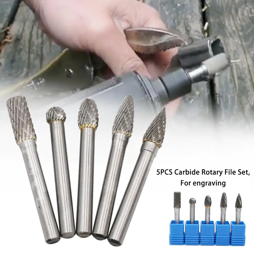 5pcs/set 8mm Tungsten Carbide Grinding 