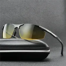 Мужские поляризованные солнцезащитные очки двойного назначения с алюминиево-магниевым покрытием и защитой от уф400 лучей, модные солнцезащитные очки FML