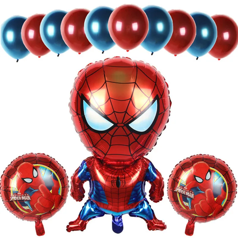 XXYYZZ-13pcs-lot-Spiderman-Balloon-Latex-Polka-Dot-Balloon-Spider-Man-Party-Inflatable-Helium-Foil-Balloons.jpg_640x640 (1)_副本