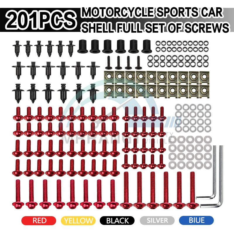 Motorcycle Fairing Bolts Screws Spring Bolt Kit for SUZUKI BUNDIT 250/400 GSXR GSX-R 600 750 1000 K1-K11