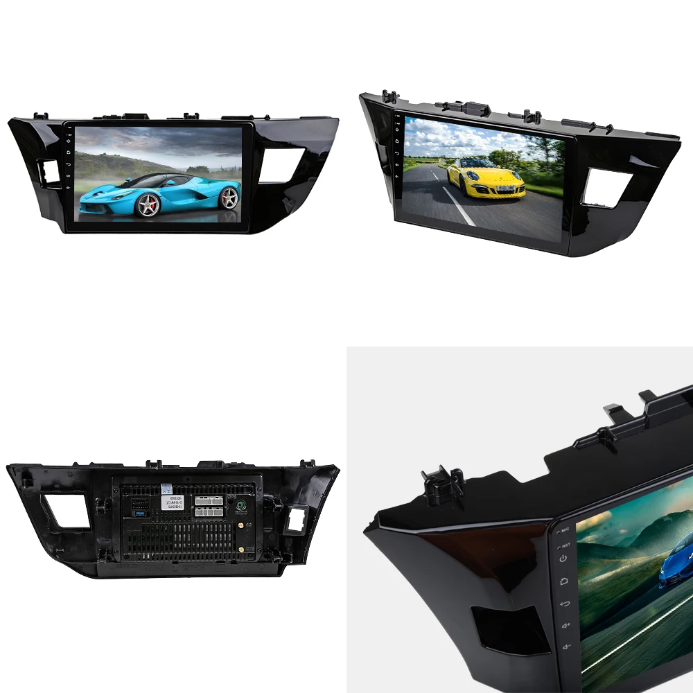 Flash Deal Sinosmart  2Din Android 8.1 IPS/QLED 2.5D screen car gps radio Multimedia player for Toyota Corolla/ Levin E140/150 2006-2016 3