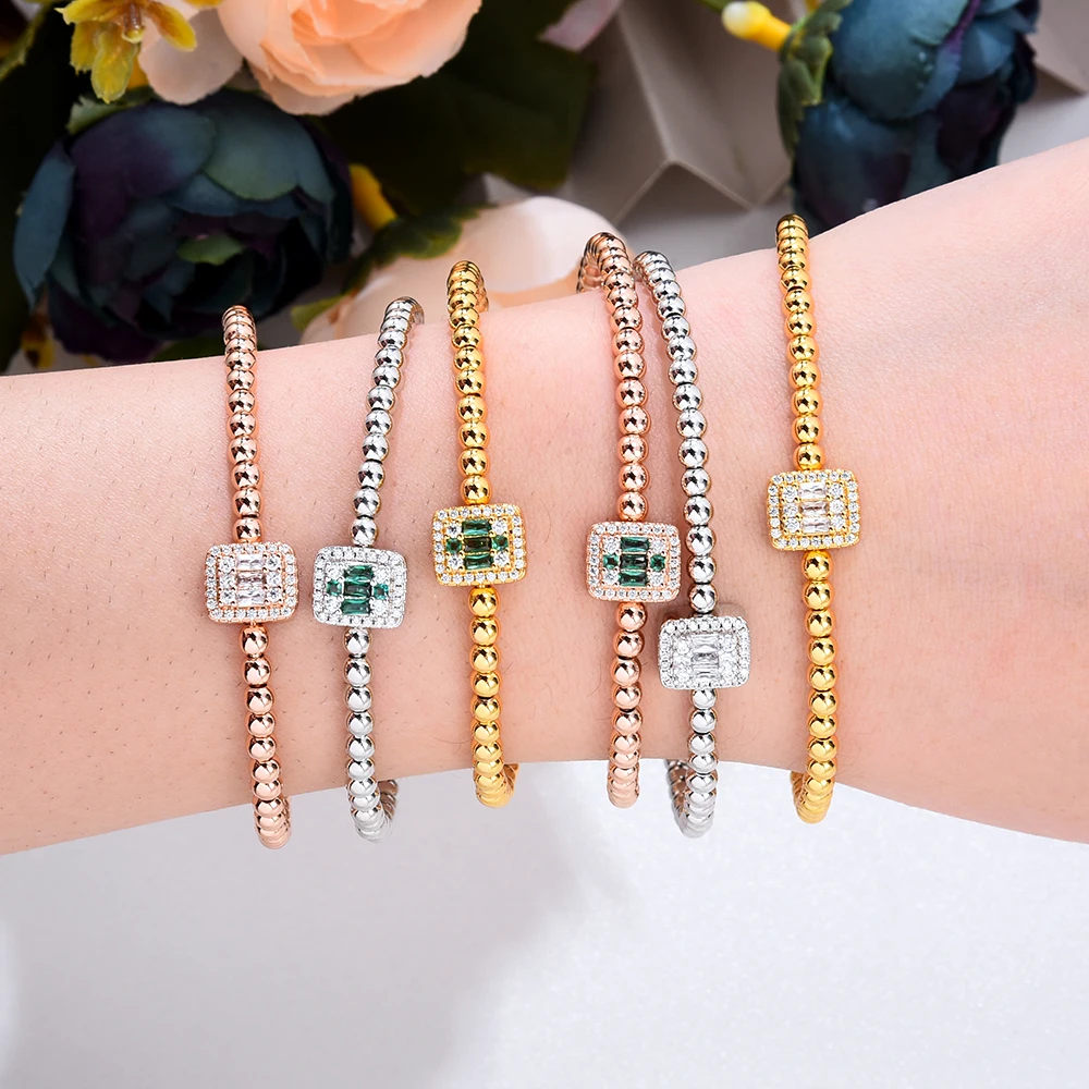 Siscathy New Fashion Simplicity Geometry Square Cuff Bracelet Open Bangle Party Jewelry For Women Bracelets On Hand Jewelry Gift