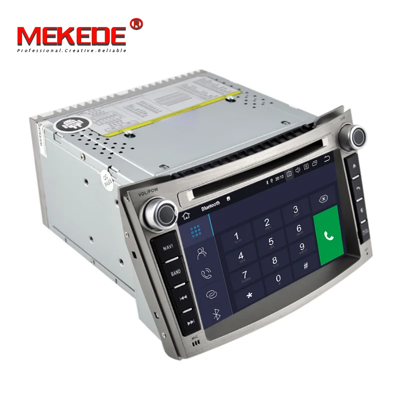 Discount mekede HD 4+64G PX5 Android 9.0 car dvd player for SUBARU OUTBACK 200  1024*600  car dvd navigation radio video audio player car 1