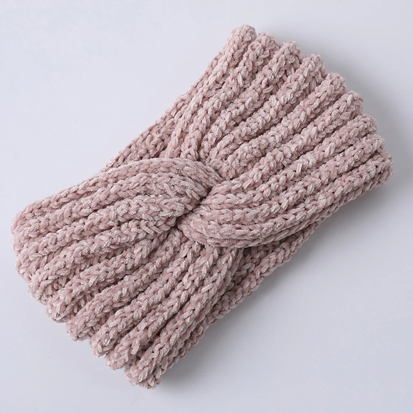MOLANS Winter Warm Headband  Woolen Knitting Headbands Wool Knitted Elastic Headband Headwear Girls Hair Band Hair Accessories