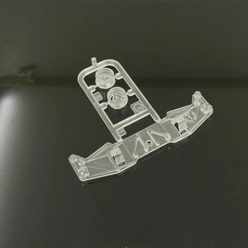 10 pcs project D MINI 4WD self-made tamiya parts plastic wing for S2 chassis clear black and red color 4
