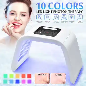 

Hot Professional Photon PDT Led Light Facial Mask Machin 10 Colors Facial Skin Rejuvenation Light Therapy PDT Beauty Machine