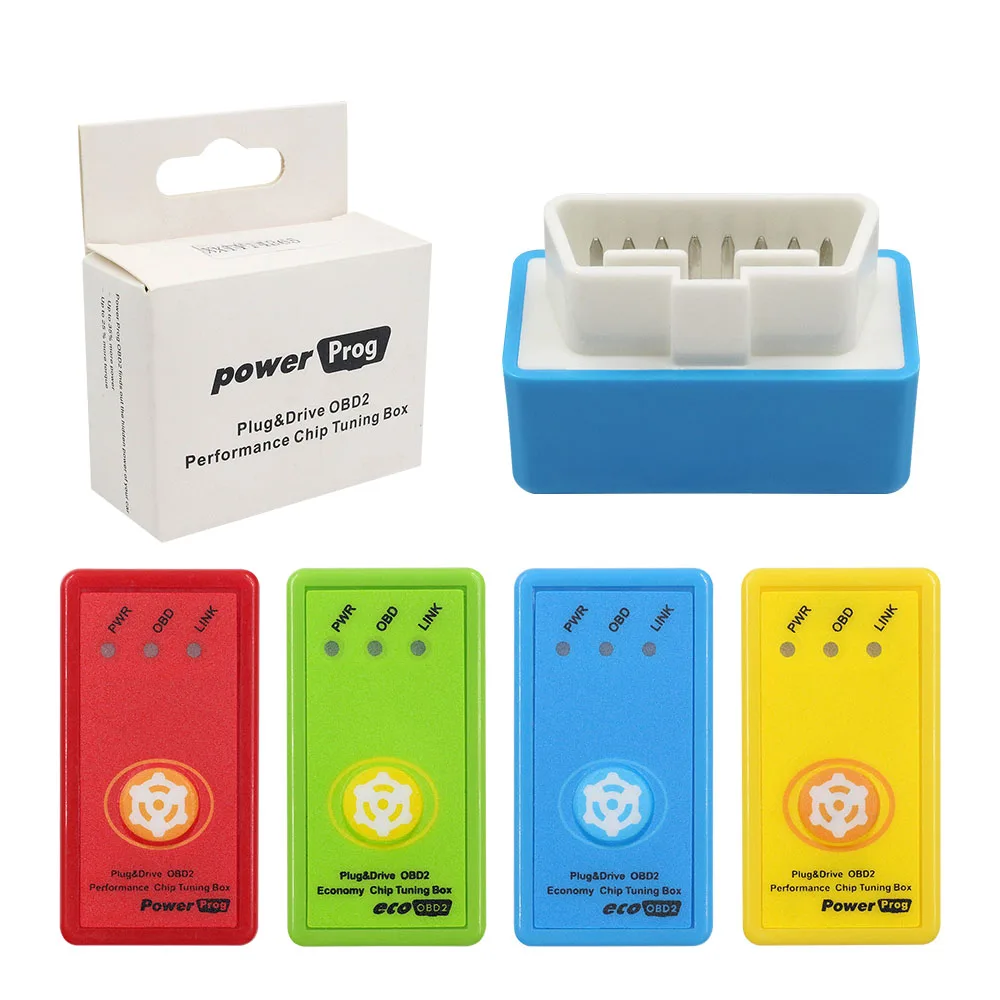 Штепсельная и приводная чип-тюнинг EcoOBD2 Power Prog OBD экономия топлива для дизельного