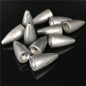 

li le Fishing Gear Bullet Sinker Tongxinluo Bullet Sinker 3.5 Grams 5 Grams 7 Grams 10 Grams