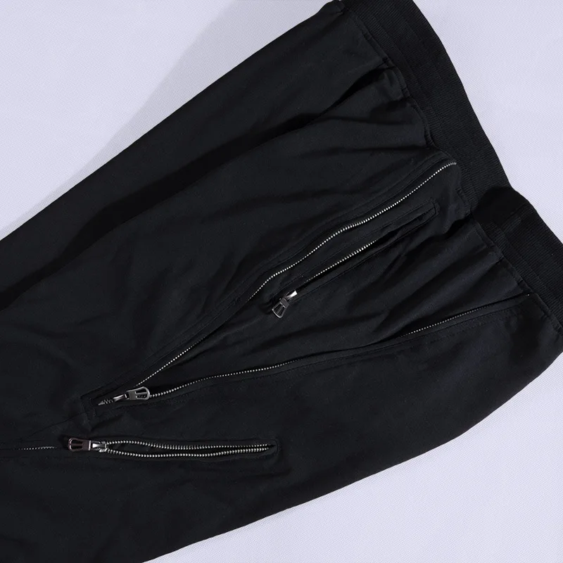 

Pure Cotton Athletic Pants Men's Thin Type for Spring And Autumn Casual Sweatpants Men Straight-Leg Trousers Knitted Breathable