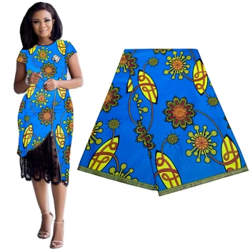 

6 Yards Ankara Mitex Wax Print/ African Fabrics Kitenge/Pagnes/Tissues Africain/ Lapa/Chitenge LBL-70