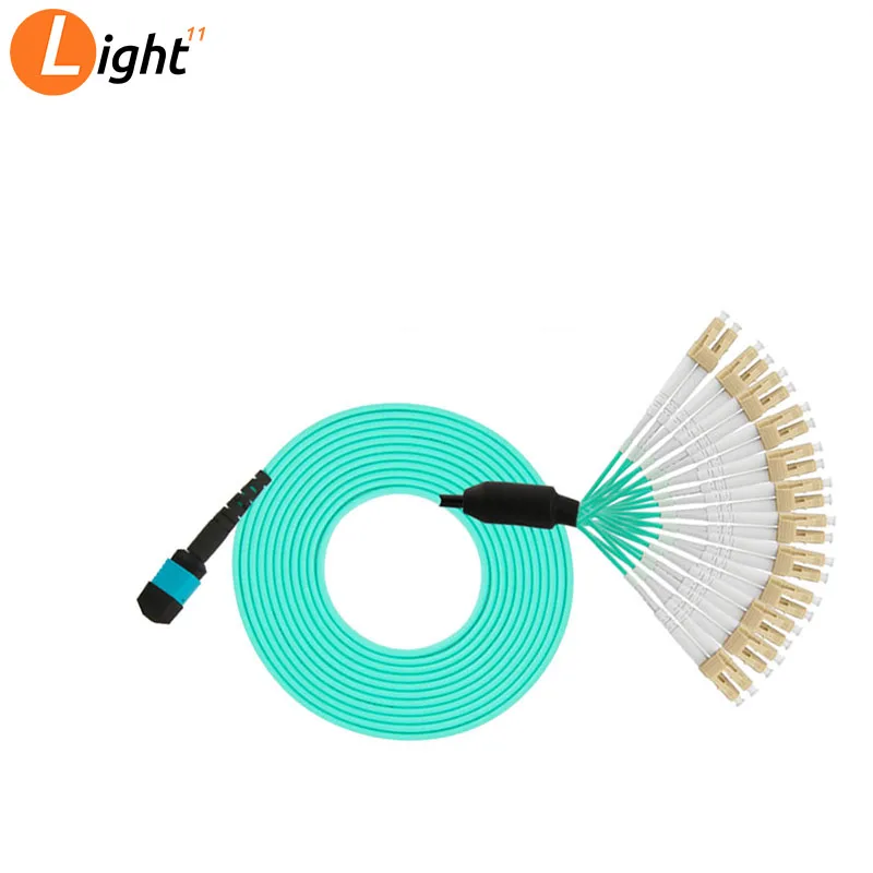 

1 Piece MPO-LC 24 Core MPO Fiber Optic Patch Cord Cables 3M