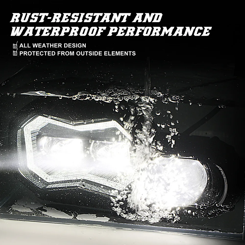 E24 E-Mark Approved 110W Motorcycle Led Headlamp For BMW F 650 700 800 GS F800GS Adventure LED Projector Headlight Assembly