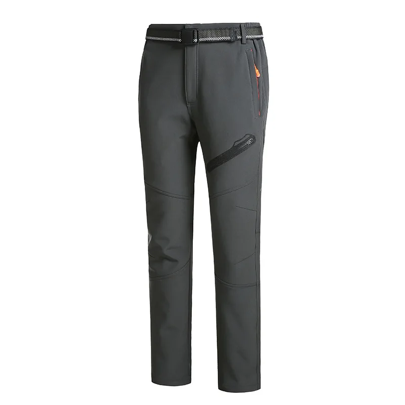 

Autumn And Winter Trousers Men And Women Fleece Outdoor Ski Pants Windproof Waterproof Soft Cover Warm Brushed And Thick Climbin