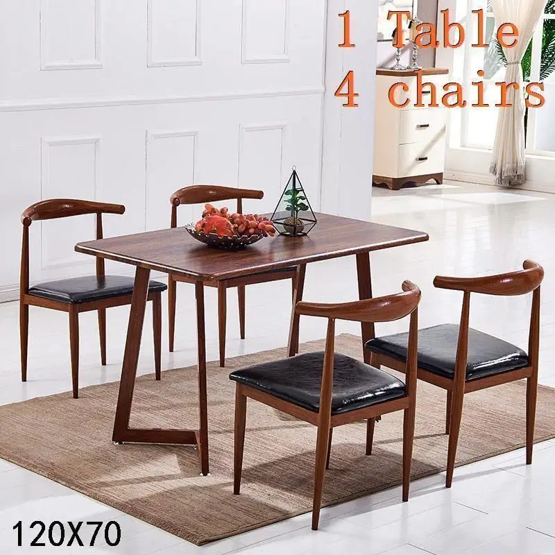 Number 7 Juego набор Comedores Mueble Eet Tafel Tisch Redonda Meja Makan винтажный деревянный стол для кухни - Цвет: Number 7