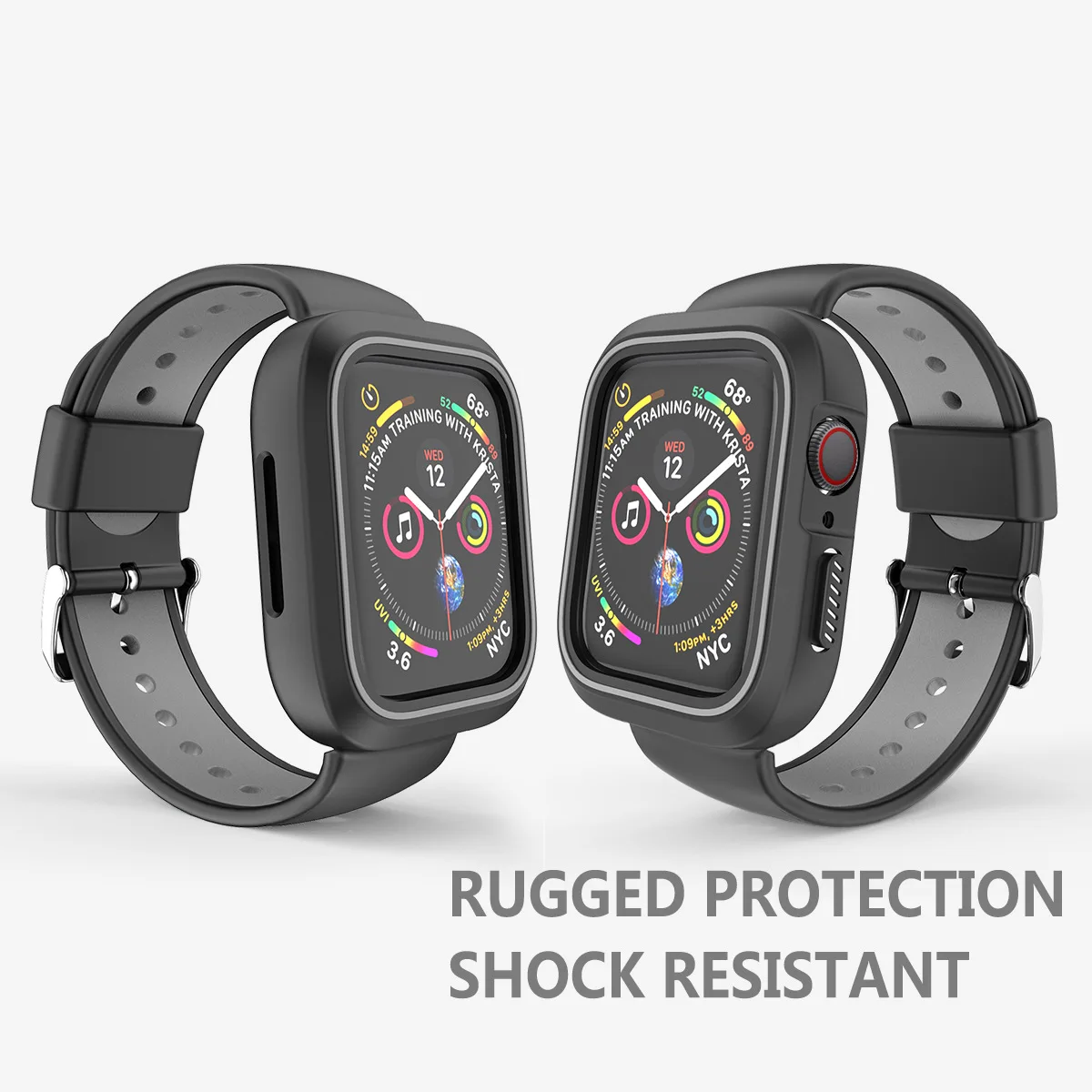 Чехол+ ремешок для apple Watch 3 ремешок 38 мм 42 мм iWatch ремешок 42 мм 38 мм мягкий дышащий силиконовый ремешок для часов Браслет apple watch 3 2 1