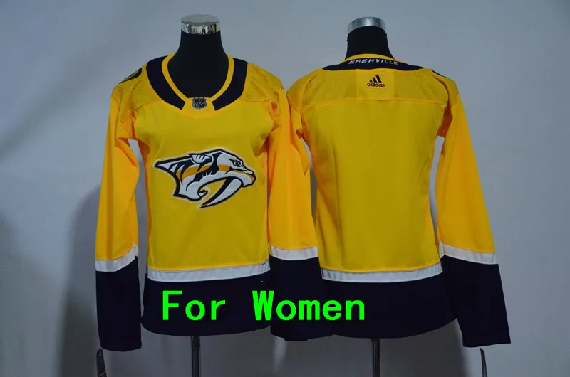 Женская одежда для взрослых с вышивкой Nashville#76 PK Subban 59 Roman Josi 35 Pekka Rinne Jersey