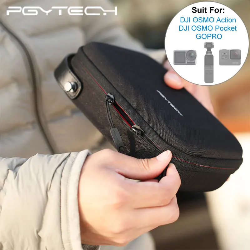 Чехол PGYTECH Carring мини сумка для хранения DJI OSMO Pocket Gimbal/ Action/Gopro Hero7 6 5 4 аксессуары