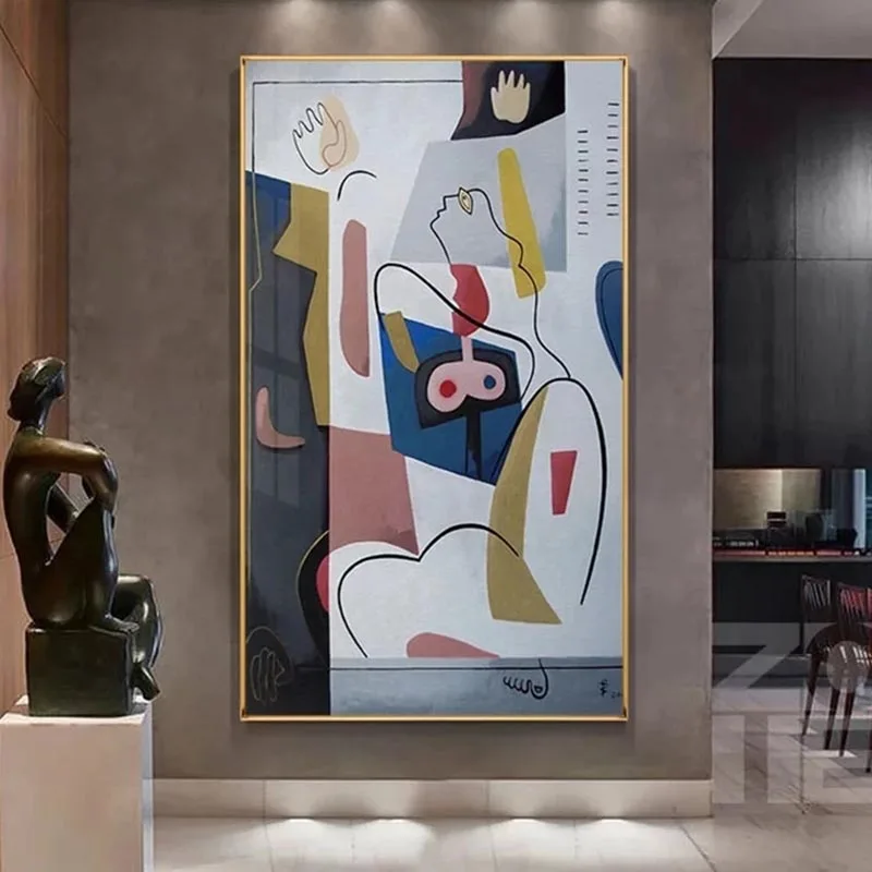 

Modern art painting abstract canvas painting print posters and prints home living room wall decoration painting