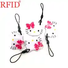 ID 125 кГц T5577 перезаписываемый брелок RFID пустая карта мультфильм водонепроницаемый жетон брелок для ключей со значком карты контроля доступа 1 шт