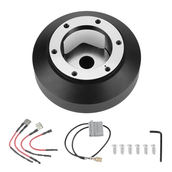 

Car Steering Wheel 6-Hole Quick Release Hub Adapter Boss Kit for Nissan 350Z 370Z Amada Versa