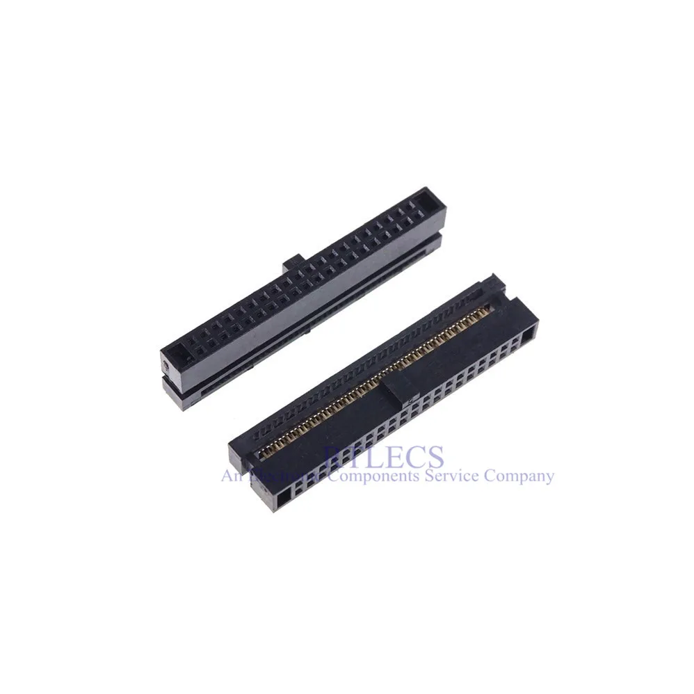 5 шт. 0 050 &quot1 27 мм 40 Pin двухрядный IDC разъем 2x20 P положение прямоугольные гнездо