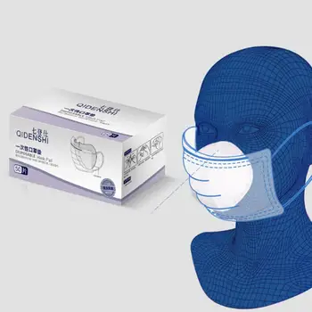 

50pcs Filter Insert Anti Haze Mouth Mask Filter Paper Anti Dust Mask Dustproof Disposable Earloop Face Mouth Masks